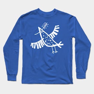 cute cartoon dove of peace Long Sleeve T-Shirt